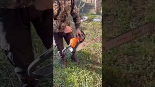 Запуск на холодну STIHL - MS 180