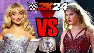 Sabrina Carpenter (c) vs Taylor Swift for WOMEN'S CHAMPIONSHIP (TAYLOR'S VERSION)