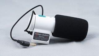 ROWA RW-MIC109 mini shotgun mic unboxing review and samples