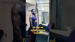 Gym Status ,Gym Devoted,Huge and Shredded Shoulders in 7days Subscribe, like and comment.