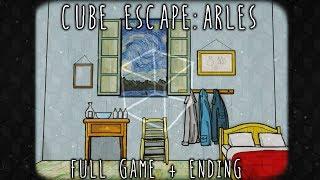 ⬛⬜ Cube Escape: Arles ⬜⬛ - Full Game + Ending - THE BEDROOM, SUNFLOWERS & THE STARRY NIGHT!!!