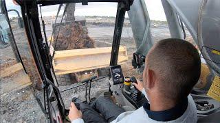 Volvo EC750E Excavator in Cab View