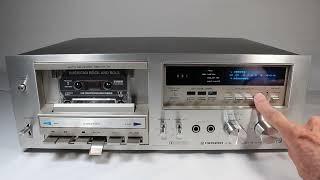 Pioneer CT-F750 Auto Reserve Cassette Deck. Fully Functional.