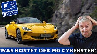 2025 MG Cyberster Preise für Österreich sind nun bekannt! | Preis - Leistung | Ausfahrt TV News