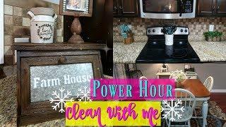 Power Hour Clean With Me//Morning Cleaning Routine/Keep Calm And Clean