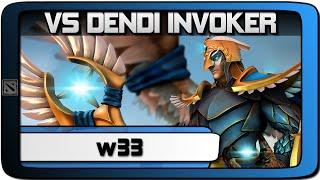 w33 Skywrath vs. Dendi Invoker Gameplay | Dota 2