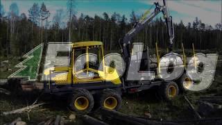 Eco Log 574D +Blue - Forwarder Fuel Efficient Forestry Logging Easy to clean