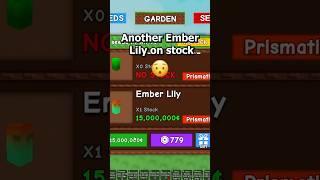 SELLING NEW EMBER LILY PLANT in Grow a Garden Roblox Update