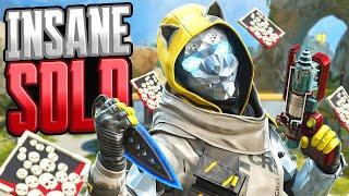 SOLO Wraith INSANE 24 KILLS and 4,900 Damage Apex Legends Gameplay