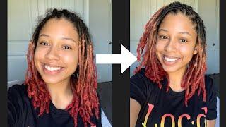 how to keep locs neat & reduce frizz | yung$lb