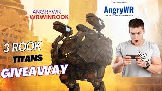 Win BIG with 3 Rook Titans in War Robots Giveaway! #WRWinRook