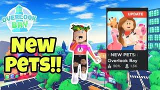 New Pets Update in Overlook Bay (Roblox) | Frost Playz Games