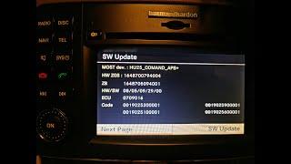 Mercedes ML W164 Comand NTG 2 5 Software Update using Telematics CD and Xentry offline