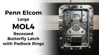 Penn Elcom MOL4 │ Recessed Butterfly Latch