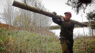 Успеть до СНЕГА! Украл бревно у бобров!