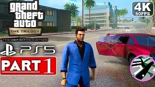 GTA VICE CITY DEFINITIVE EDITION Gameplay Walkthrough Part 1 [4K 60FPS PS5] - No Commentary