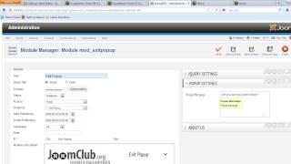 Exit Popup Joomla Plugin & Module