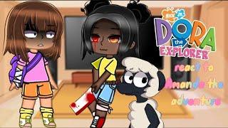 Dora the explorer  wooly and Amanda react to Amanda the adventures Gacha club part 1 Special 