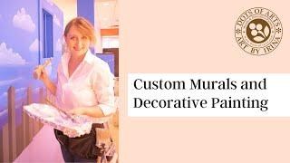 Creating Custom Murals and Decorative Painting | Dots Of Arts | Irina Orlova