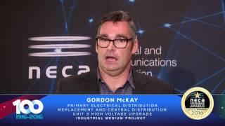 NECA Excellence Awards Winner 2016 Gordon McKay Electrical Geelong and Melbourne