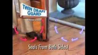 Twin Draft Guard - Door Draft Stopper - As Seen On TV