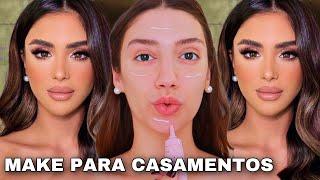 MAKE PARA FESTA DE CASAMENTO *ATUALIZADA* TUTORIAL DE MAQUIAGEM PARA CASAMENTO *CONVIDADA MADRINHA*