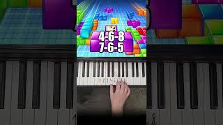 Tetris Piano Tutorial #shorts