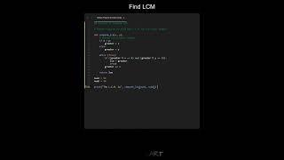 Find LCM in Python | Python Examples | Python Coding Tutorial | Python Coding Interview #Python