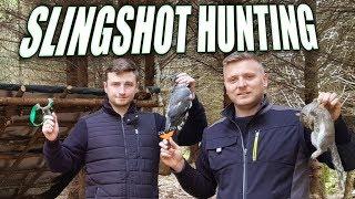 Catch and Cook Squirrel and Pigeon | Slingshot Hunting | Kayak Slingshot Ride Part 2