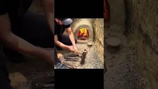 Building a Secret Dugout in a Large Tree Stump Survival Skills #wildcraft #wildsurvival #woodsman