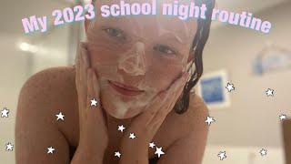 My 2023 school night routine