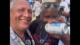 WHO SAID MONA FLEX JA WAS SHY. Colaz and Major Grant of Lauderhill, two Proud Jamaicans.
