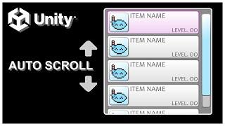 Unity ScrollView Auto Scroll