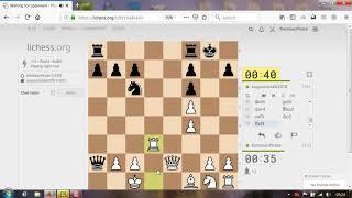 Lichess-3. Мат в королевском гамбите.