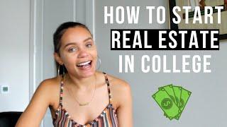 How to Become a Real Estate Agent in College / Your 20s | The BEST College Side Hustle in 2020 |