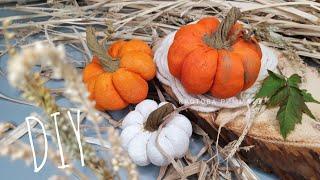 Реалистичная тыква своими руками  DIY Realistic Halloween Pumpkin  как сделать тыкву.