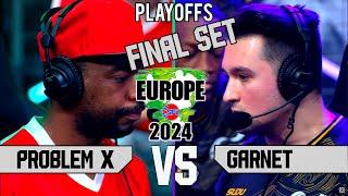 FINAL SET PROBLEM X (M.BISON) vs. GARNET (DHALZIM) Street Fighter League: Pro-EUROPE 2024 - PLAYOFFS