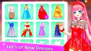 Anime Makeover Dress up Games - gameplay