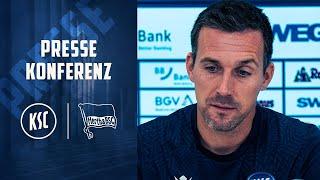 LIVE Pressekonferenz vor: KSC - Hertha BSC