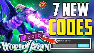 UPDATE! - NEWWORLD ZERO ROBLOX CODES 2024 - WORLD ZERO CODES 2024 [ROBLOX]