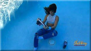 HOW FAST CAN I UNDRESS UNDERWATER Can You Guess? First, shoes Then, Clothes Breath Hold Challenge