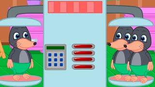 Benny Mole and Friends - Double Machine Cartoon for Kids