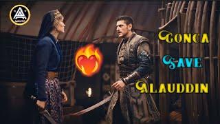 gonca save Alauddin | Alauddin and gonc killer fight | bala hatun heart touching for Alauddin