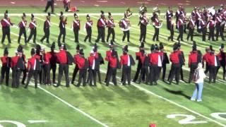 H-F Marching Band 2014-15 "Team Intro Line-Up / Field Walk Off"