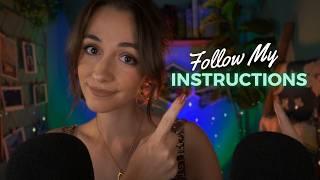 ASMR Follow My Instructions with your eyes closed  for SLEEP