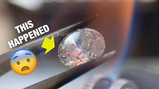 Testing REAL or FAKE Diamond (FLAME TEST)