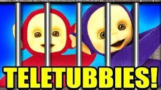 TELETUBBIES IN JAIL!? -- Gmod COPS N ROBBERS Mod! 9 (Garry's Mod)