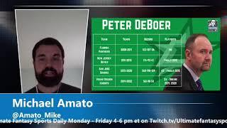 Michael Amato from October 6th Ultimate Fantasy Sports Daily #FantasyHockey @DobberHockey