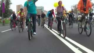 Московский велопарад 06.09.2015 (Part 4 of 4) Moscow bicycle parade Field recording