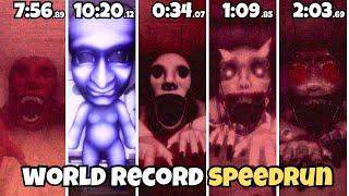 PETAPETA: LV6 + AOONI Nightmares & School Of Nightmares All Chapters World Record speedrun